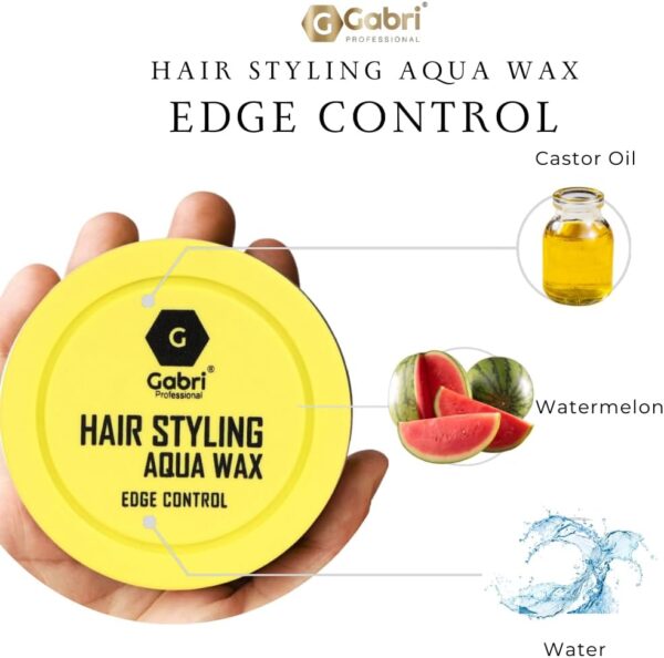 Gabri Hair Styling Aqua Wax - Edge Control 150ml - Info 2