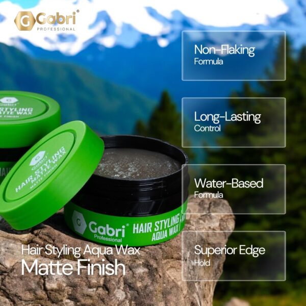 Gabri Hair Styling Matte Wax - Matte Finish 150ml - Info