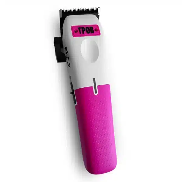 TPOB 5 Play Clipper Grips - Pink Grip on White Clipper