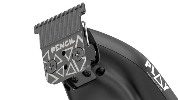 TPOB Play Trimmer (Black & White) - Bladed View