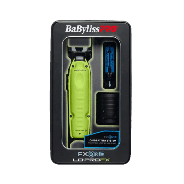 BabylissPro FXOne Lo-ProFX Trimmer Neon Yellow #FX729NY - Package