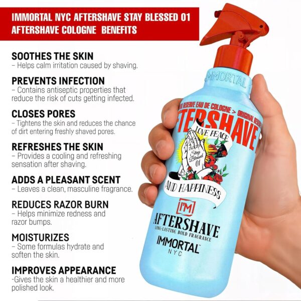 Immortal NYC Aftershave Spray "Stay Blessed #01" - info