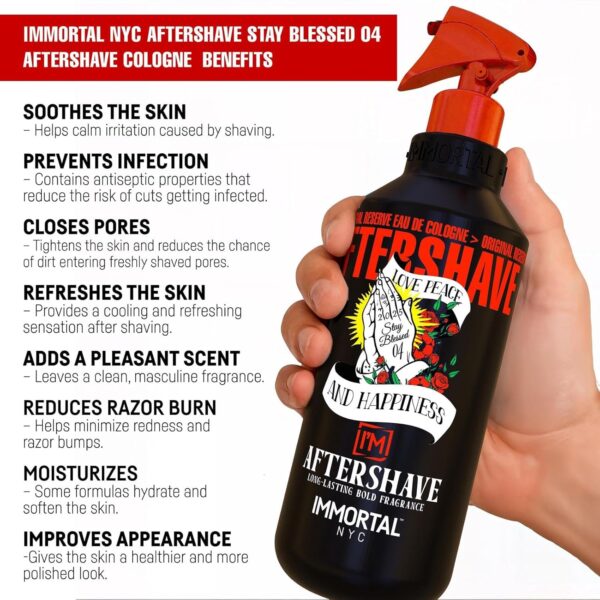 Immortal NYC Aftershave Spray "Stay Blessed #04" - Info