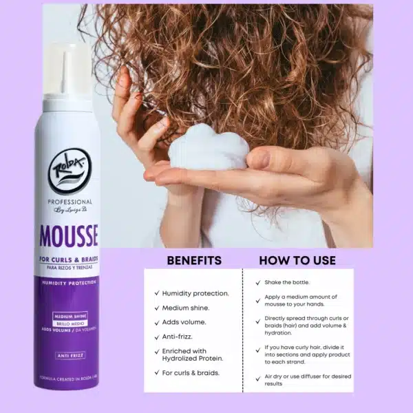 Rolda Hair Mousse Info 2
