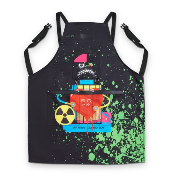 StyleCraft Radioactive Apron Black #SC338B