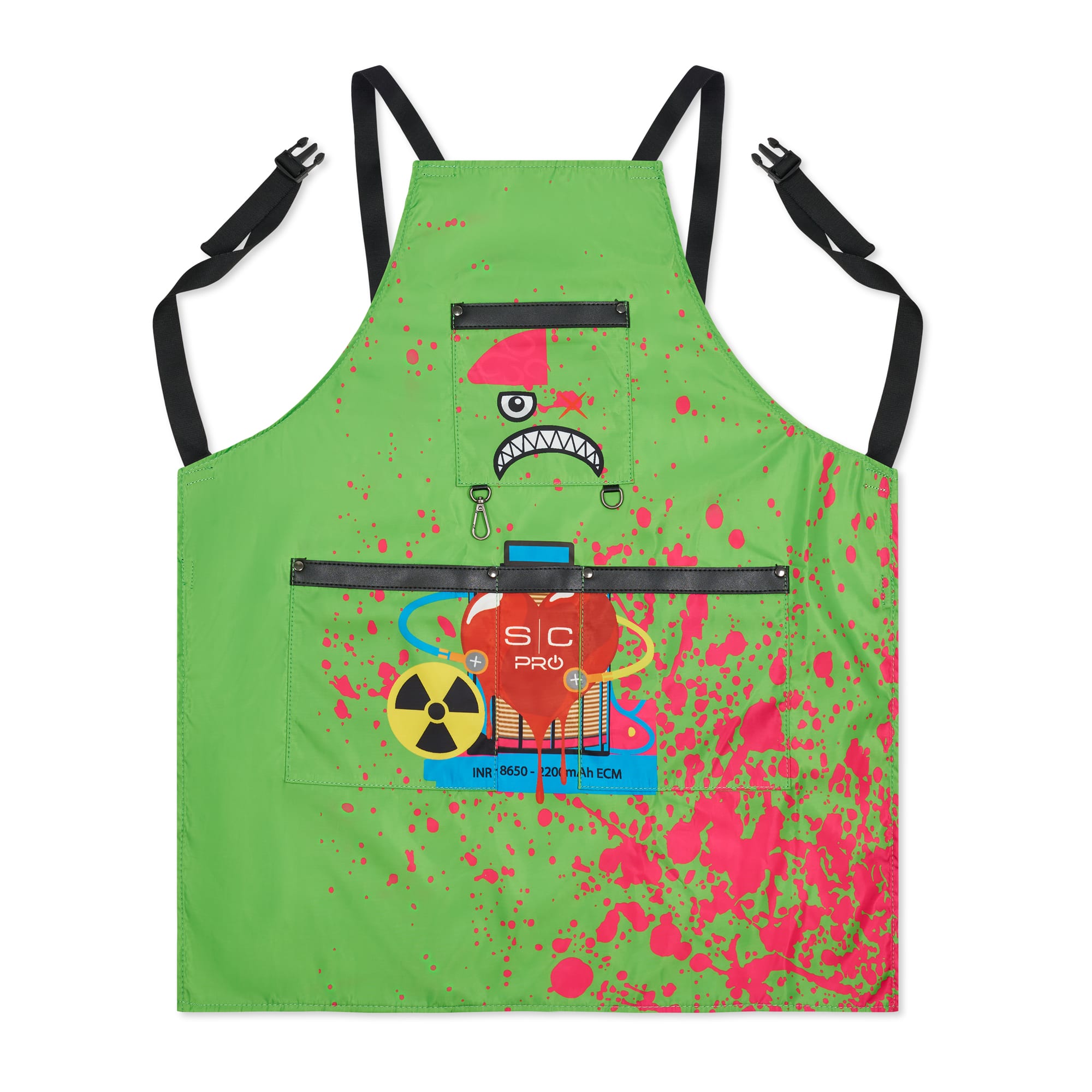 StyleCraft Radioactive Apron Green #SC338GR