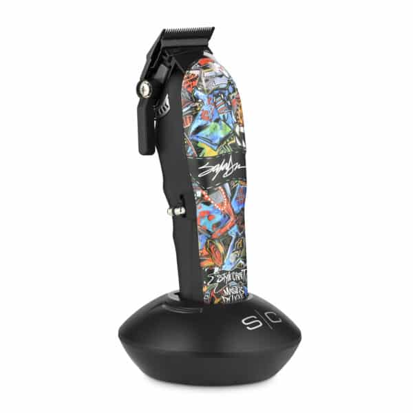 StyleCraft Rebel Clipper X King Saladeen Limited Edition #SC613M - Cover 1 on stand angled