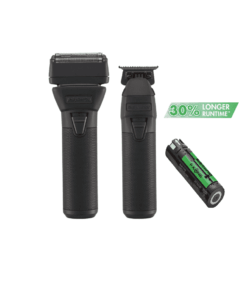 BabylissPro FXONE BlackFX Trimmer & Double-Foil Shaver Prepack #FX1FSTMBPK