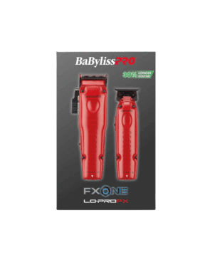 BabylissPro FXOne Lo-ProFX Limited Edition Matte Red Clipper and Trimmer Gift Set #FX129MRPK