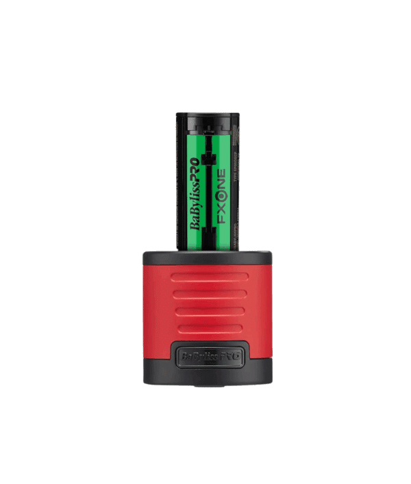 BabylissPro FXOne Lo-ProFX Limited Edition Matte Red Clipper and Trimmer Gift Set #FX129MRPK - Battery and charger