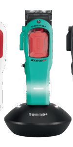 Gamma Boosted Up Clipper #GP601M - On charging stand with different covers