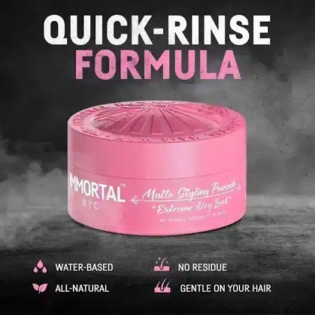 Immortal NYC Matte Styling Pomade - Pink - Barber Depot - Barber