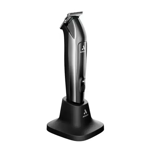 Andis Slimline Pro II Trimmer #561997 - On charging stand angled