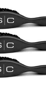 StyleCraft Fresh Cut Brush Black 3pk #SC318SB