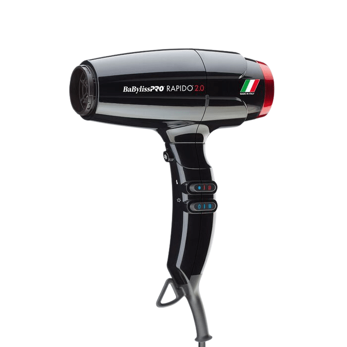 BabylissPro Rapido 2.0 Hair Dryer #BRAP2 - angled