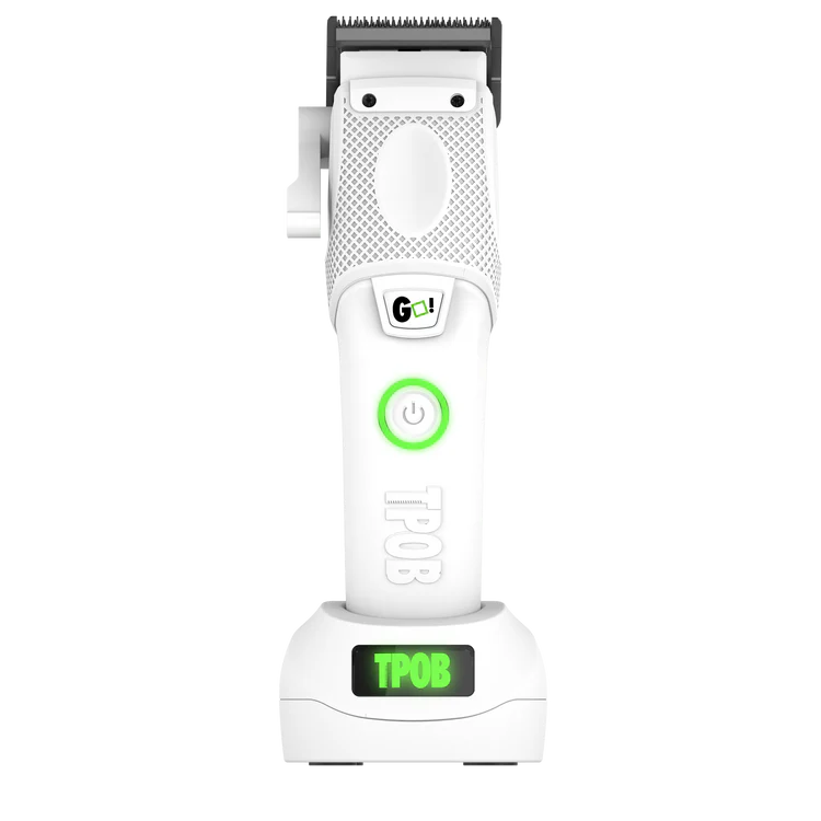 TPOB Go Clipper Whiteout Edition - on charging stand