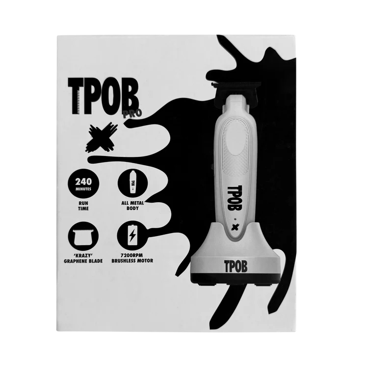 TPOB X Deluxe Trimmer Whiteout Edition - package