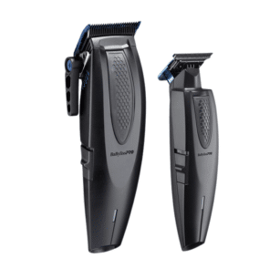 BabylissPro LithiumFX+ Ergonomic Clipper and Trimmer Matte Black PrePack #FX73DUOCTMB