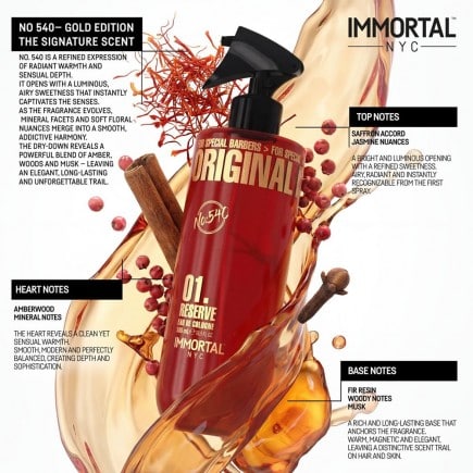 Immortal NYC Reserve Cologne 01 Gold Edition - Info