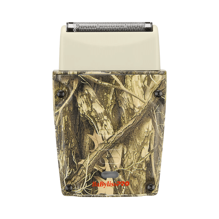 BabylissPro Limited Edition Camo Collection Lo-ProFX Compact Single-Foil Shaver #FXLPFS1CAM - Cap off