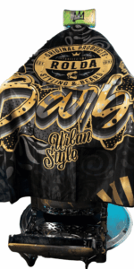 Rolda Barber Cape - Gold Style Urban Cape