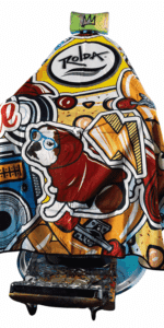 Rolda Barber Cape - Urban Graffiti City Cape
