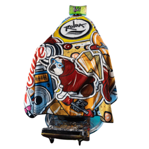 Rolda Barber Cape - Urban Graffiti City Cape