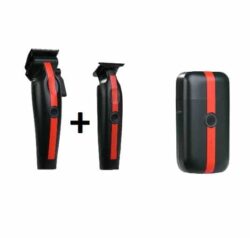 Cocco Veloce Lite Set - Black with Red Stripe