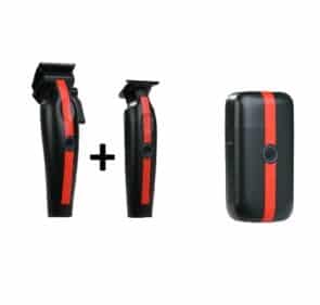 Cocco Veloce Lite Set - Black with Red Stripe