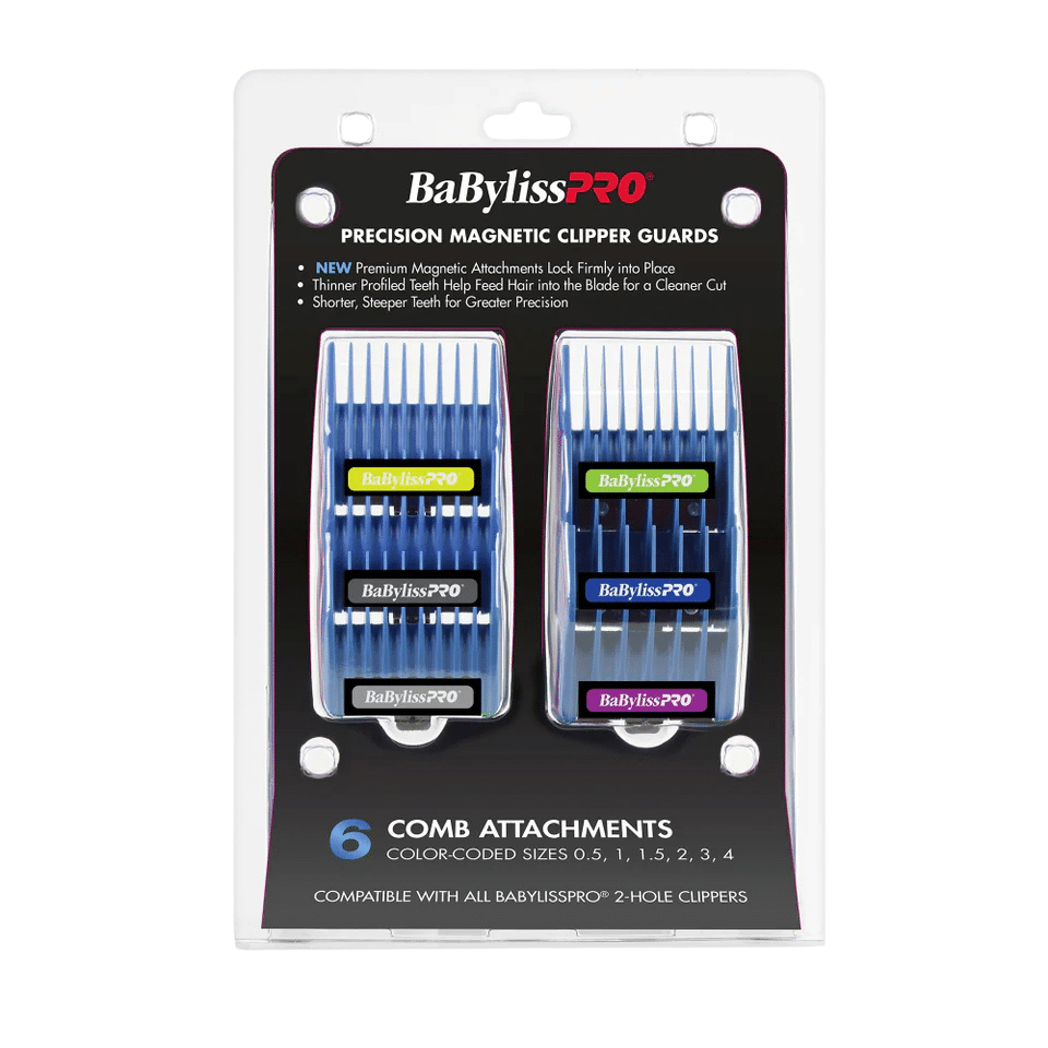 BabylissPro FX Precision Clipper Magnetic Guards #FXPCMG - Package