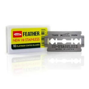 Feather Hi Stainless Double Edge Razor Blade - example