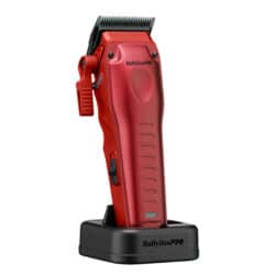 BabylissPro Compact Lo-ProFX Clipper #FX82RD - on charging stand