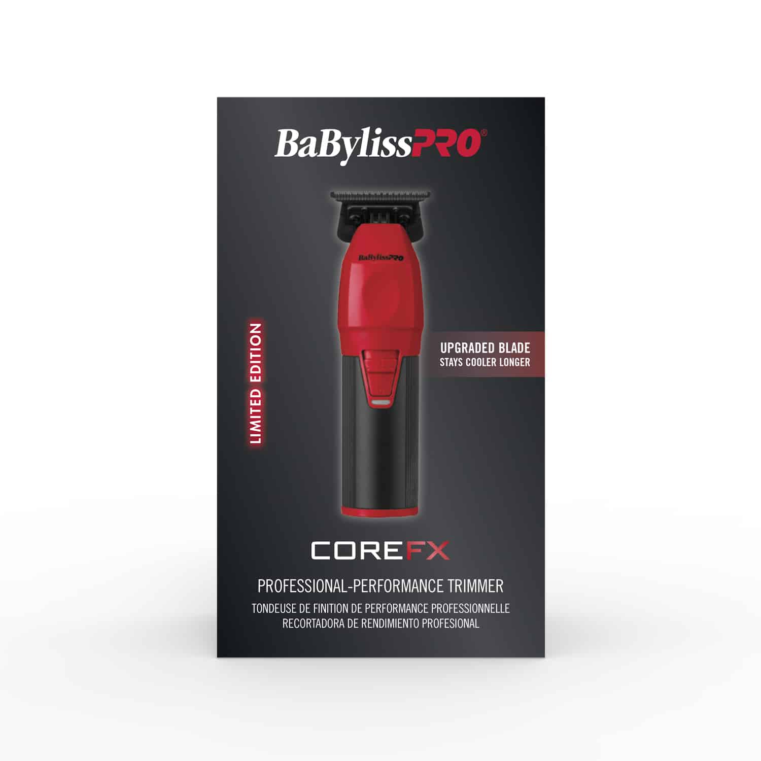 BabylissPro CoreFX Trimmer Red #FX76RD - Package front