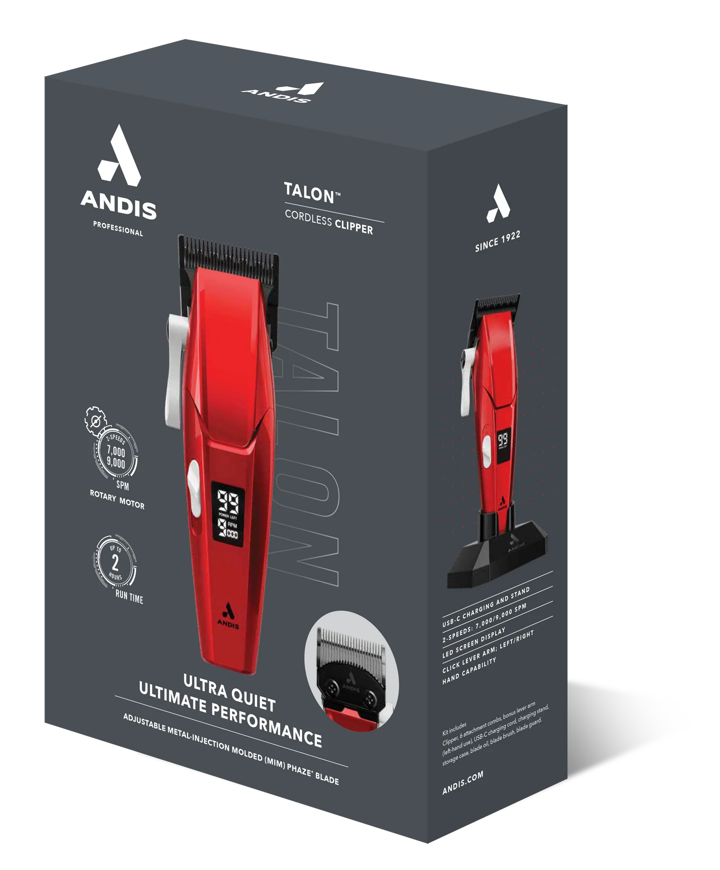 Andis Talon Clipper #565052 - package angled