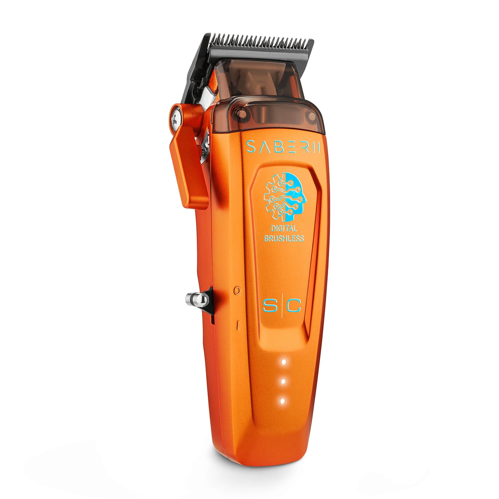StyleCraft Saber 2.0 Clipper Orange #SC617O - Angled view