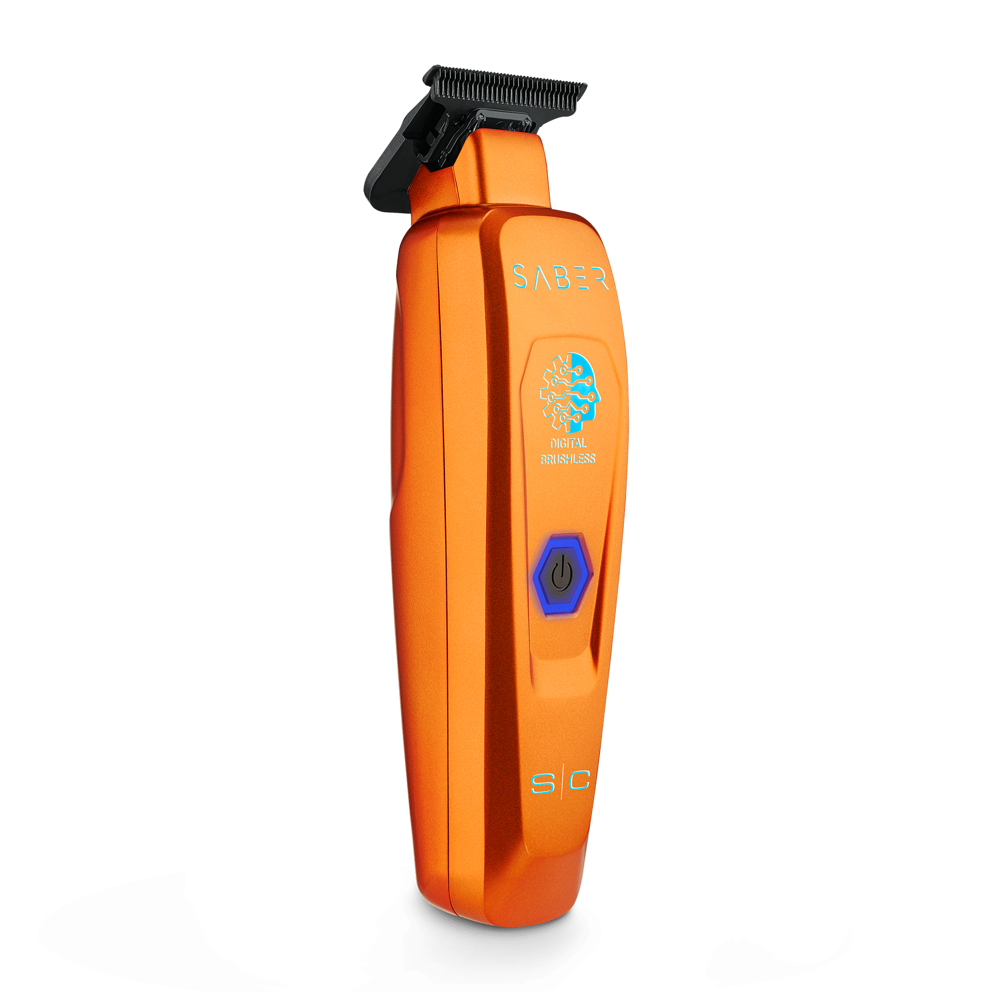 StyleCraft Saber Trimmer Orange #SC421O - Angled view