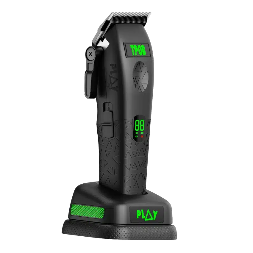 TPOB Play Max Clipper - on charging stand angled
